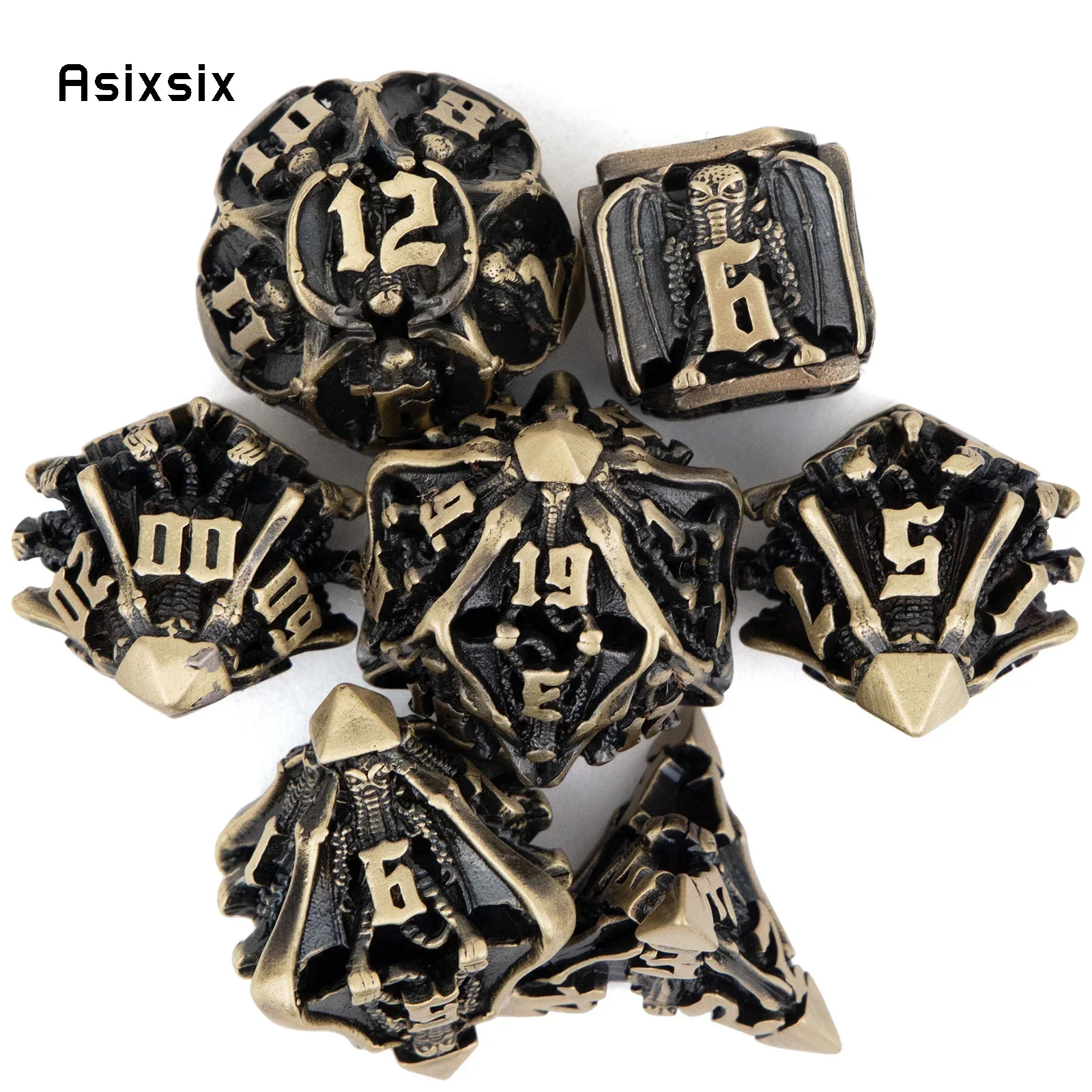 Board Game Pandemic - Metal Dice, Perfect For Tabletop Rpgs