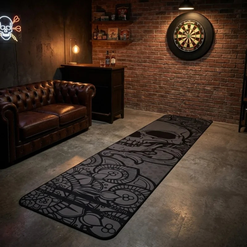 Board Game Path - Non-Slip Wear-Resistant Dart Floor Mat -