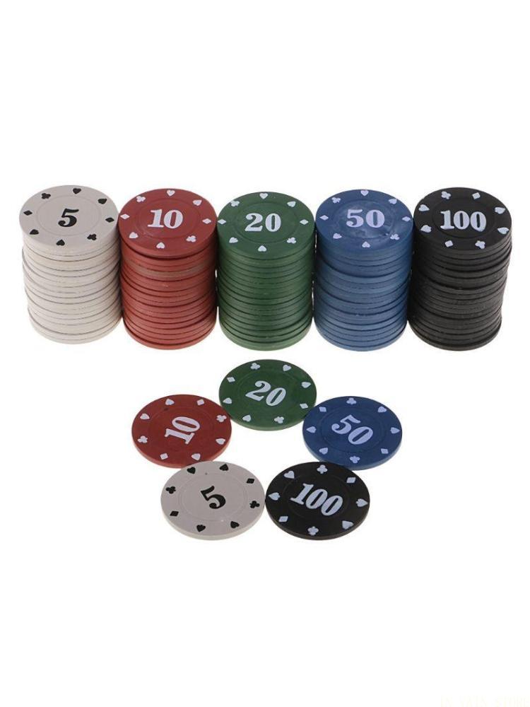 M5TC 100x Board Game Chips Cas - Board Game Vault ulasan dan harga