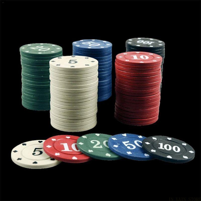 M5TC 100x Board Game Chips Cas - Board Game Vault ulasan dan harga