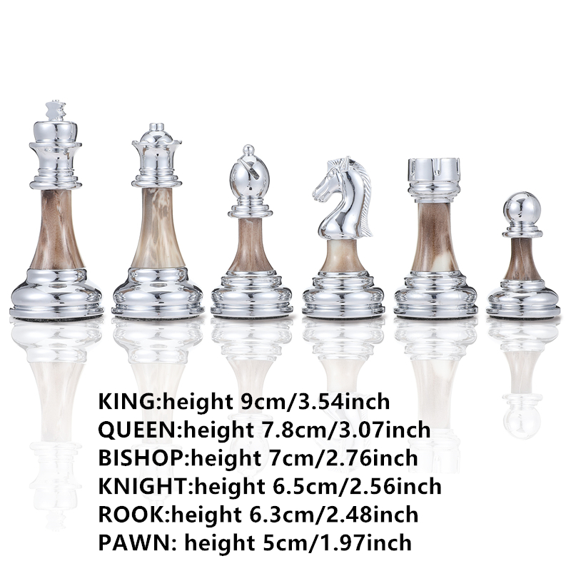 Large chess set 45cm/ 17.7-inc - Board Game Quacks ulasan dan harga