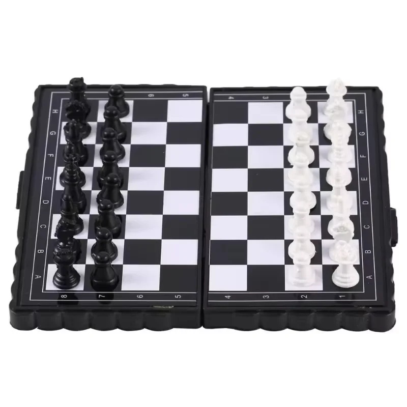 Mini Magnetic  Chess Set  Fold - Board Game Quacks ulasan dan harga