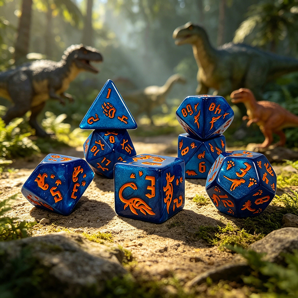 7Pcs Jurassic Ocean Blue Dinos - Board Game Pandemic ulasan dan harga