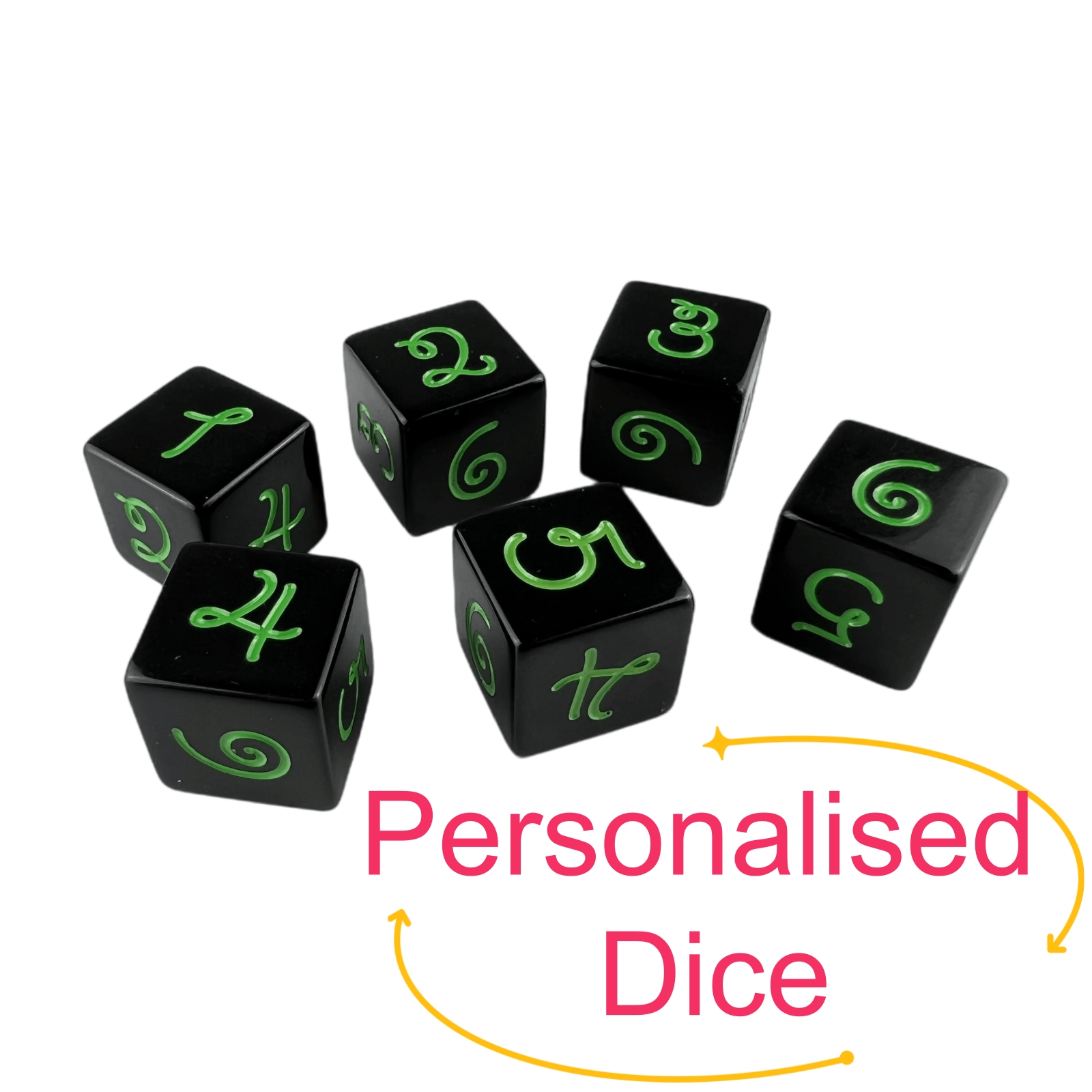 Personalised Dice - Customize  - Board Game Logo ulasan dan harga