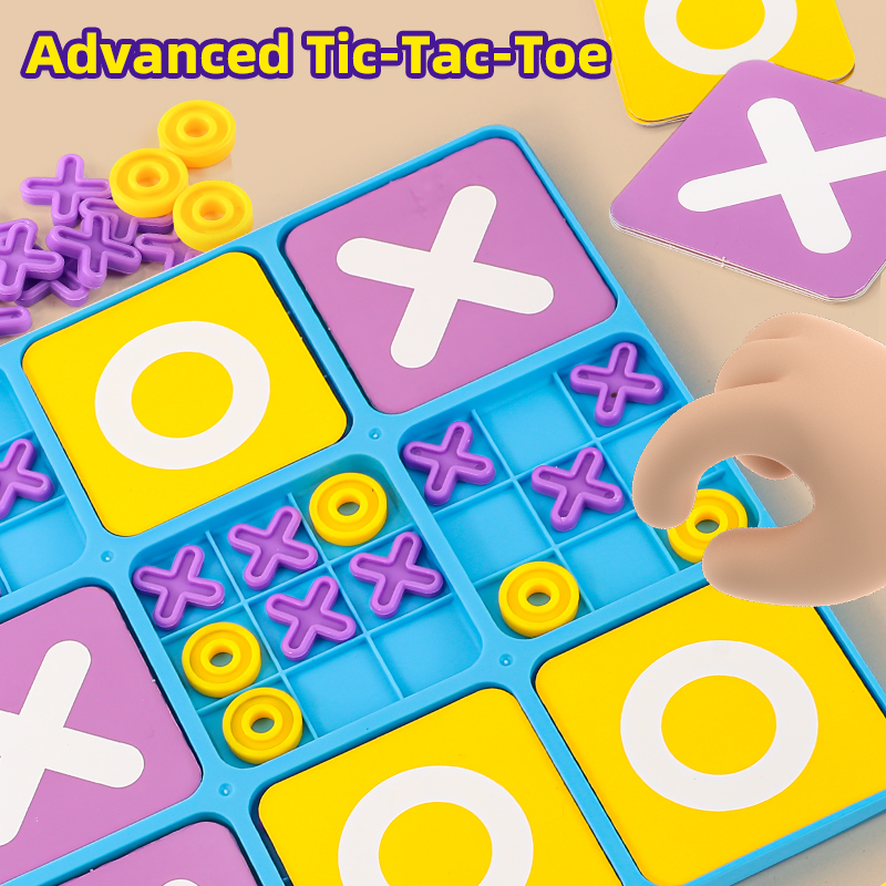 Colorful Battle Xo Tic-Tac-Toe - Board Game Quacks ulasan dan harga