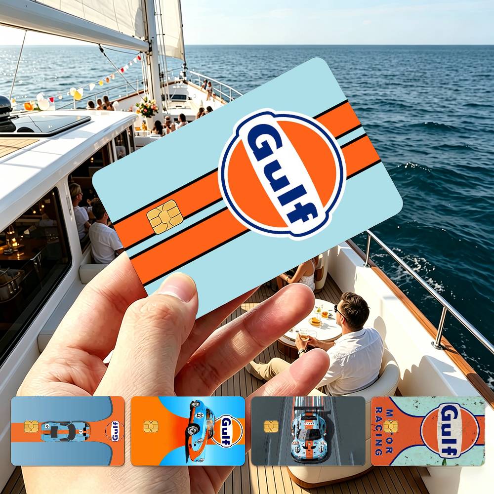Gulf Racing Car Logo Credit Ca - Board Game Logo ulasan dan harga