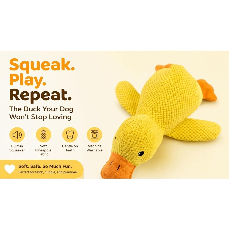 Piece Plush Calming Duck Dog T - Board Game Quacks ulasan dan harga