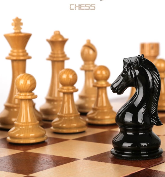 3 in 1 wooden chess foldable c - Board Game Logo ulasan dan harga