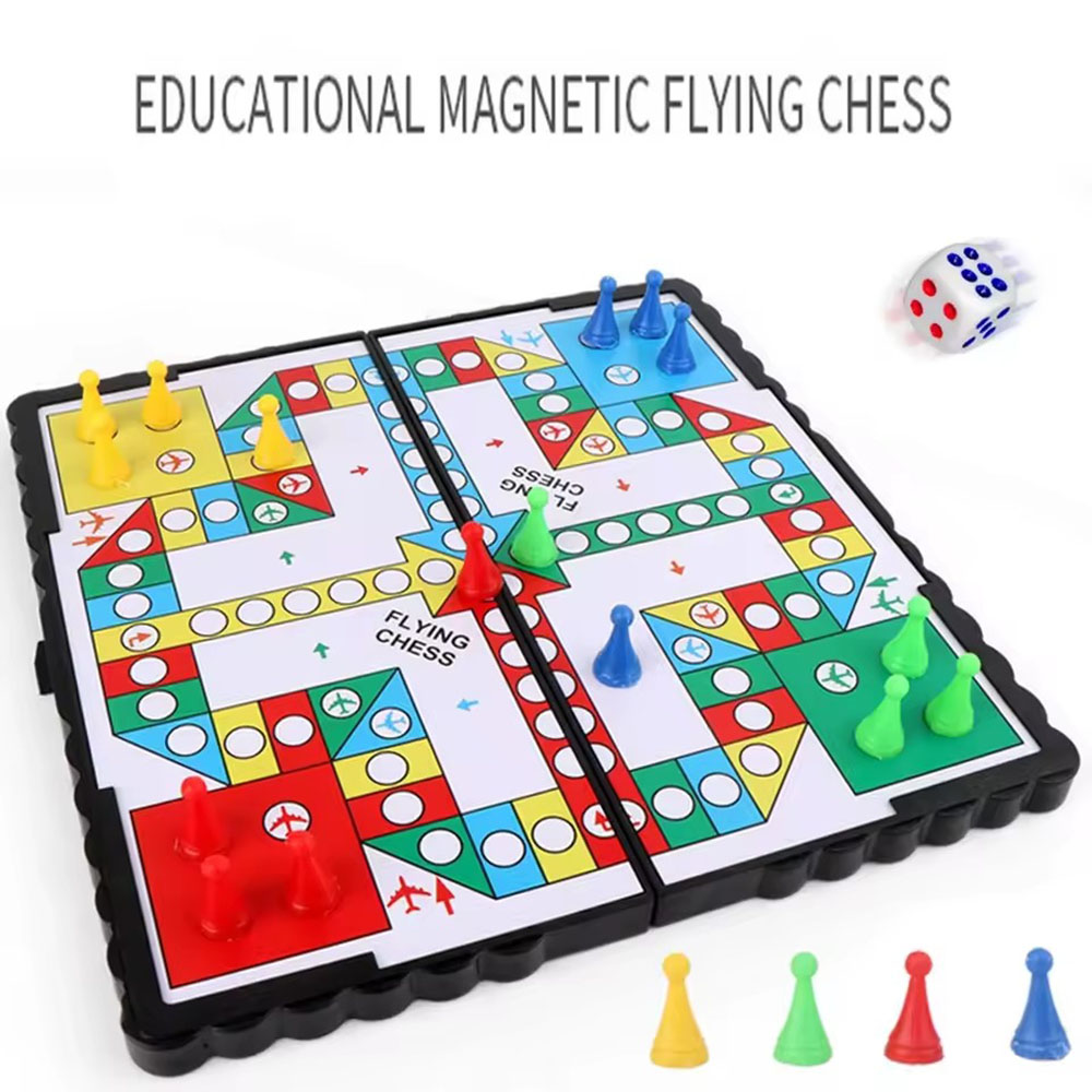 Foldable magnetic flying chess - Board Game Quacks ulasan dan harga