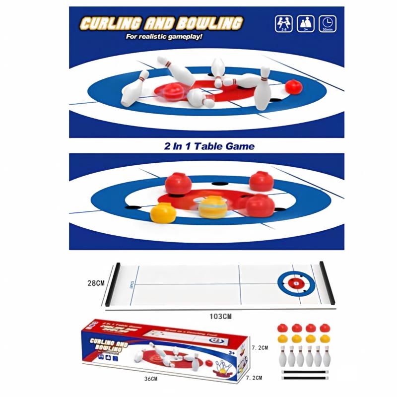 New Mini Curling&Bowling Table - Board Game Arena ulasan dan harga