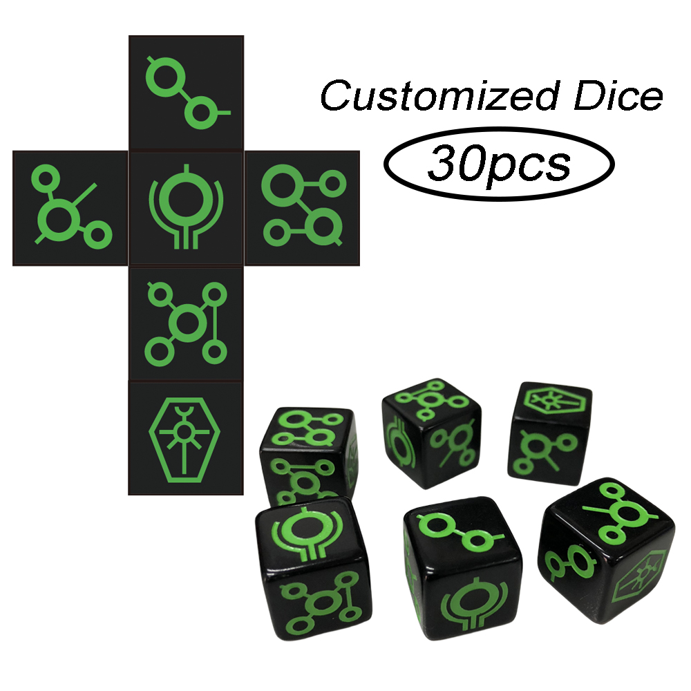 T&G 16mm Customized D6 Dice Lo - Board Game Logo ulasan dan harga