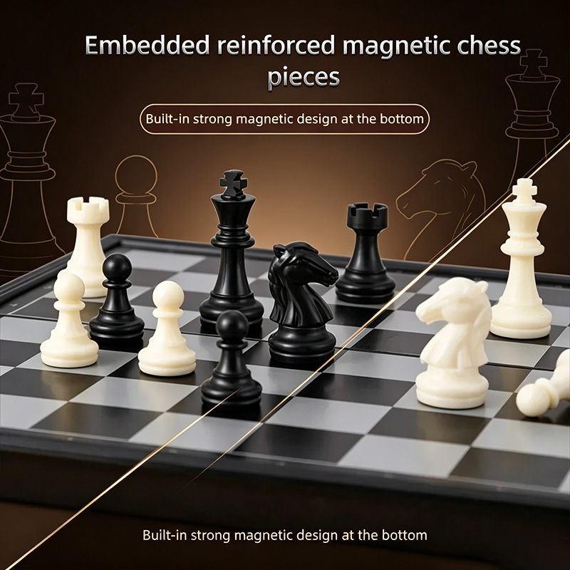 24CM Foldable Magnetic Chess G - Board Game Quacks ulasan dan harga