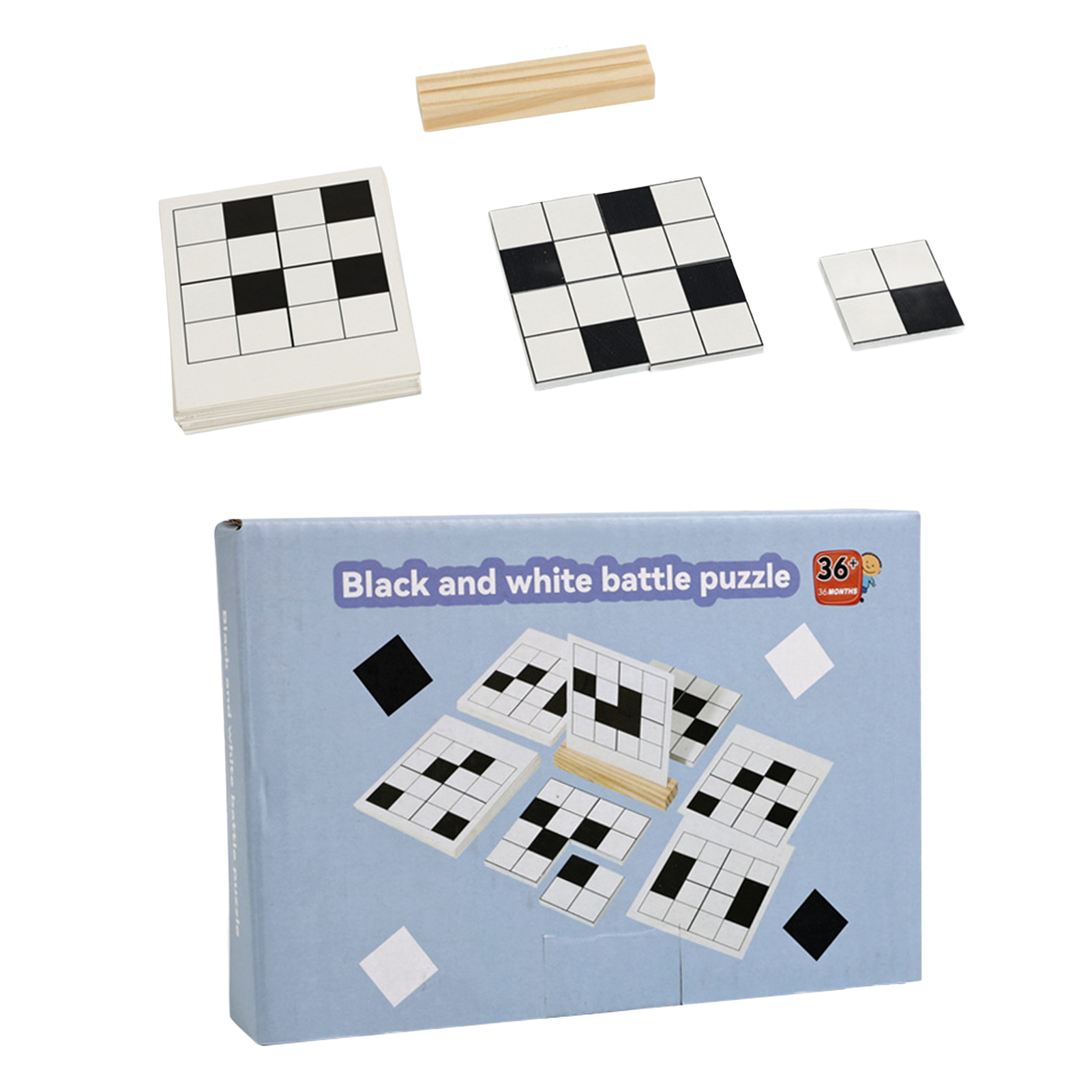 Wooden Board Game Brain Teaser - Board Game Quacks ulasan dan harga