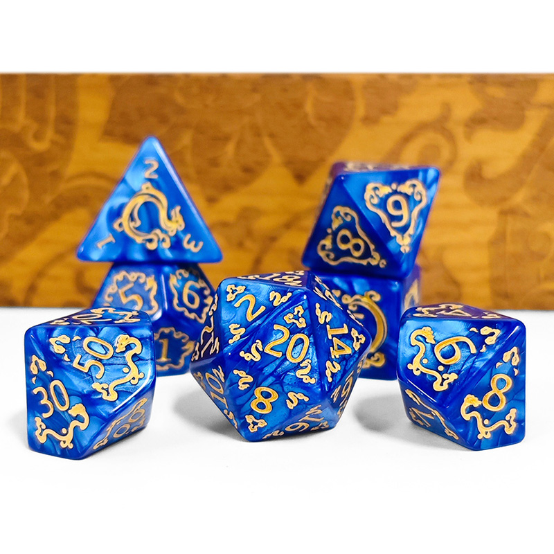 7pcs DND Dice 7Pcs/set Dragon  - Board Game Pandemic ulasan dan harga