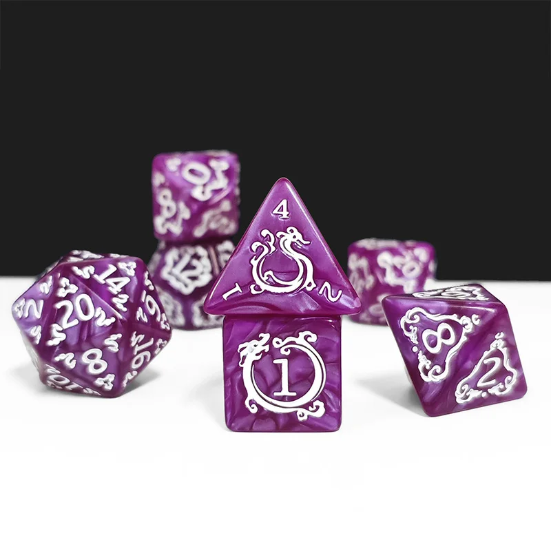 7pcs DND Dice 7Pcs/set Dragon  - Board Game Pandemic ulasan dan harga
