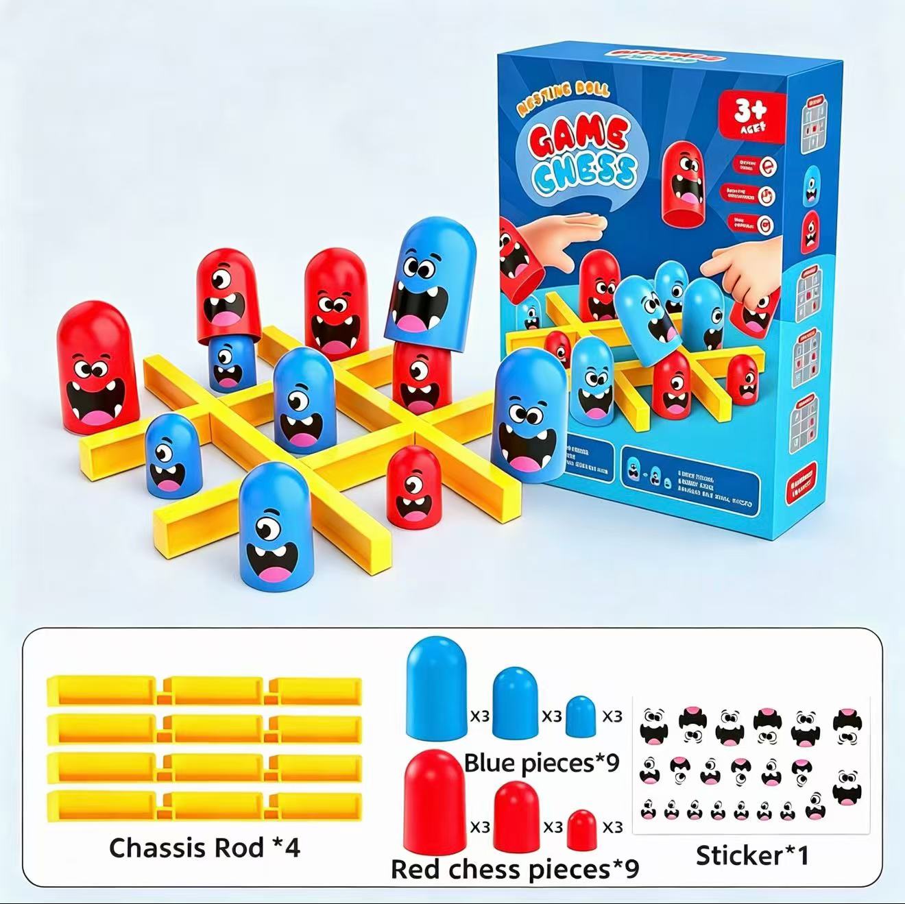 Tic-Tac-Toe Eat-and-Be-Sized S - Board Game Arena ulasan dan harga